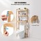 Wicker 3-Tier Over-Toilet Storage Rack with Adjustable Shelves